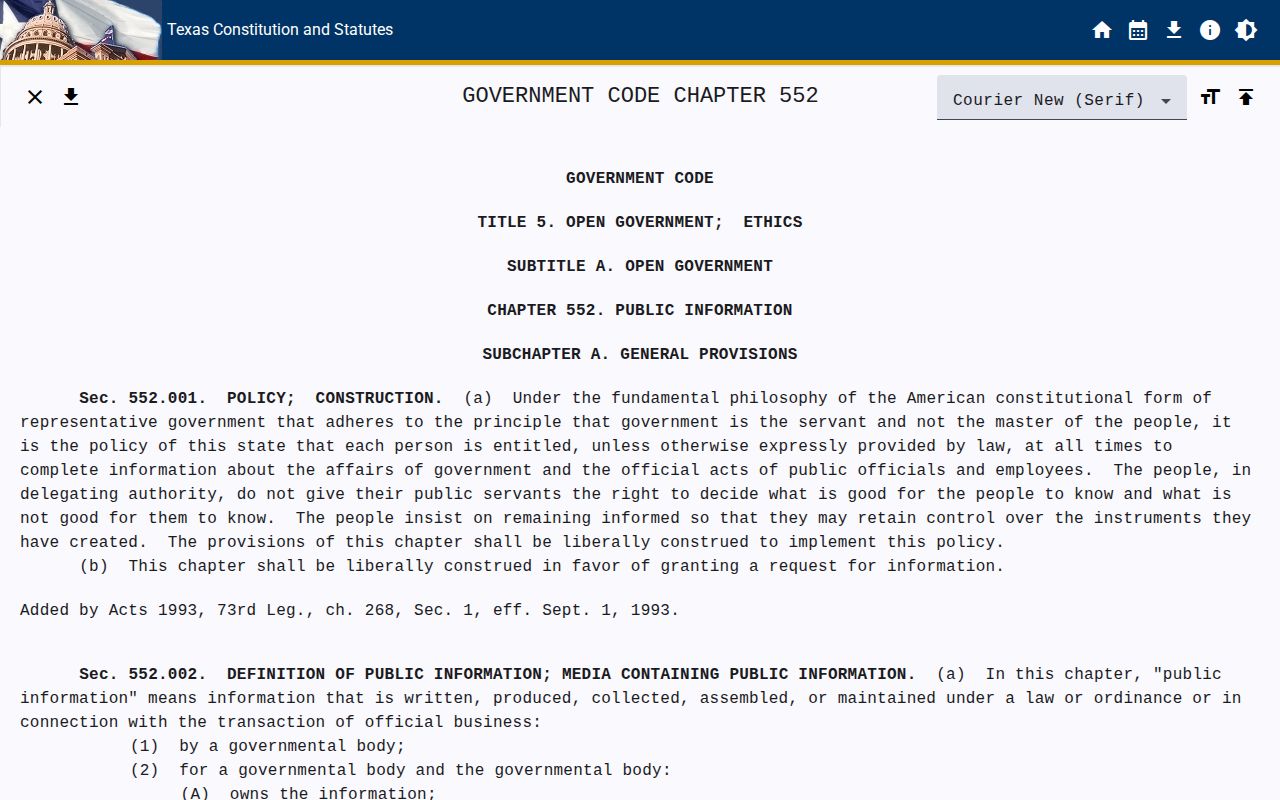 Texas Public Information Act source for Kinney County booking-photo requests